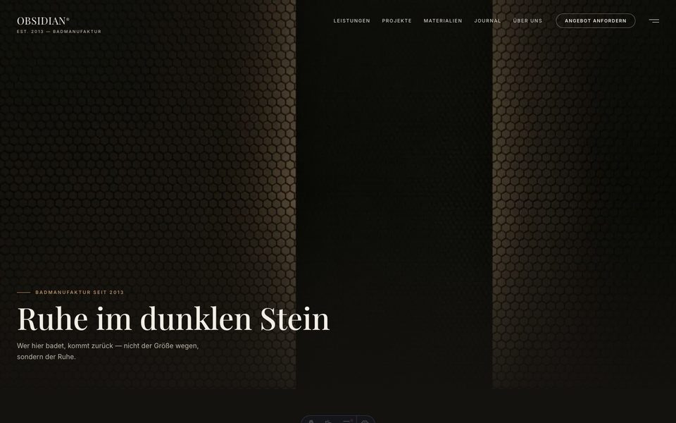 Obsidian – Badmanufaktur
